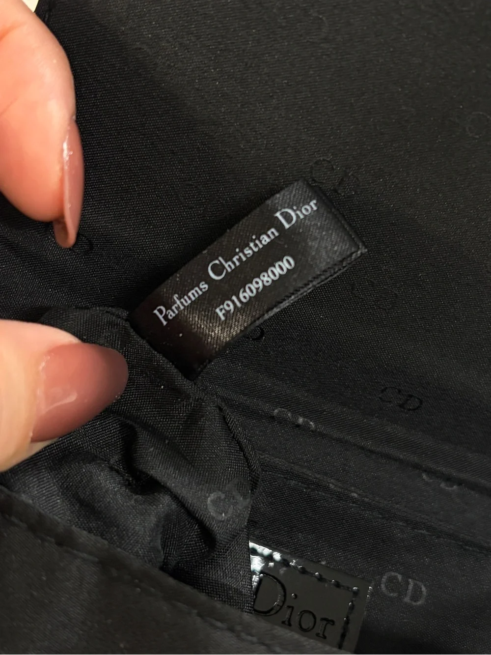 Parfums Christian Dior clutch